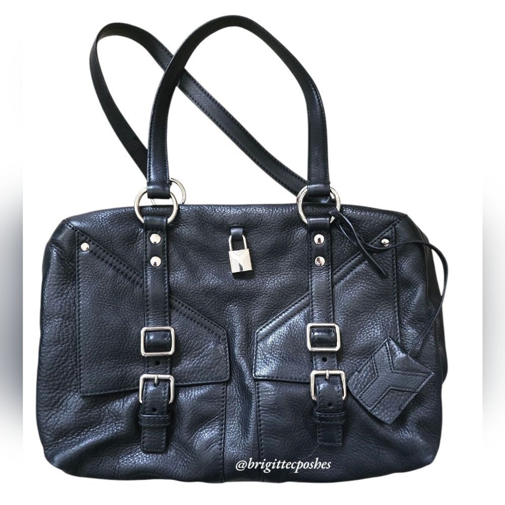 Yves Saint Laurent Black Leather Lover Bag - Picture 3 of 17